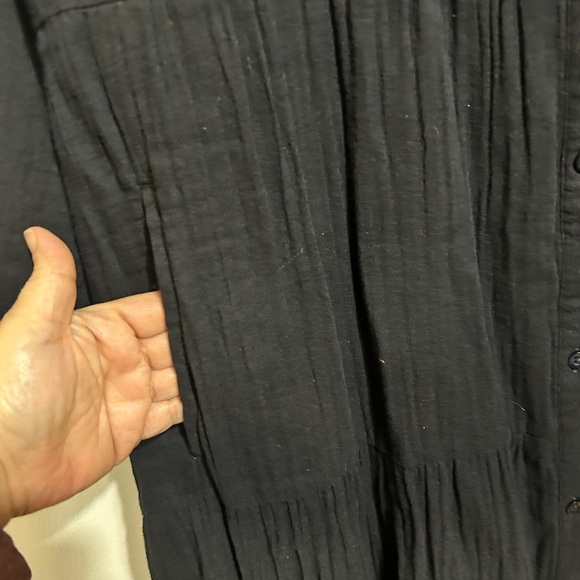 Me‎ And Em Dress Cotton Size 8 Black Maxi - Picture 7 of 9